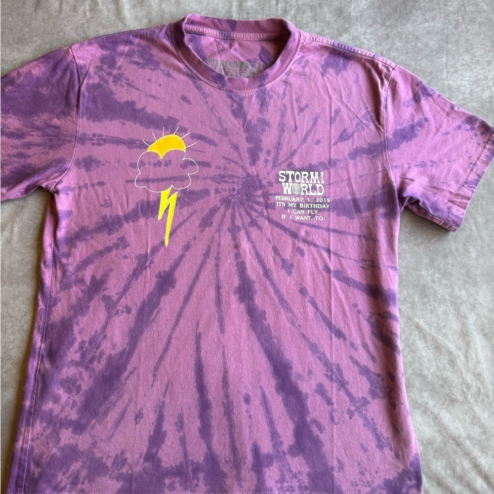 Purple Stormi World Birthday 2019 Tie-Dye Graphic T-Shirt